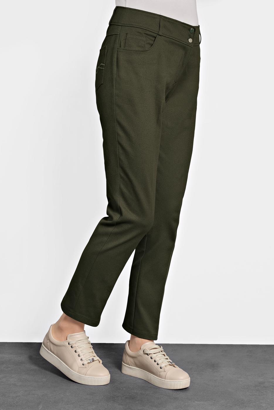 Tesettür giyim HAKİ ALVİNA KLASİK PANTOLON 70021	