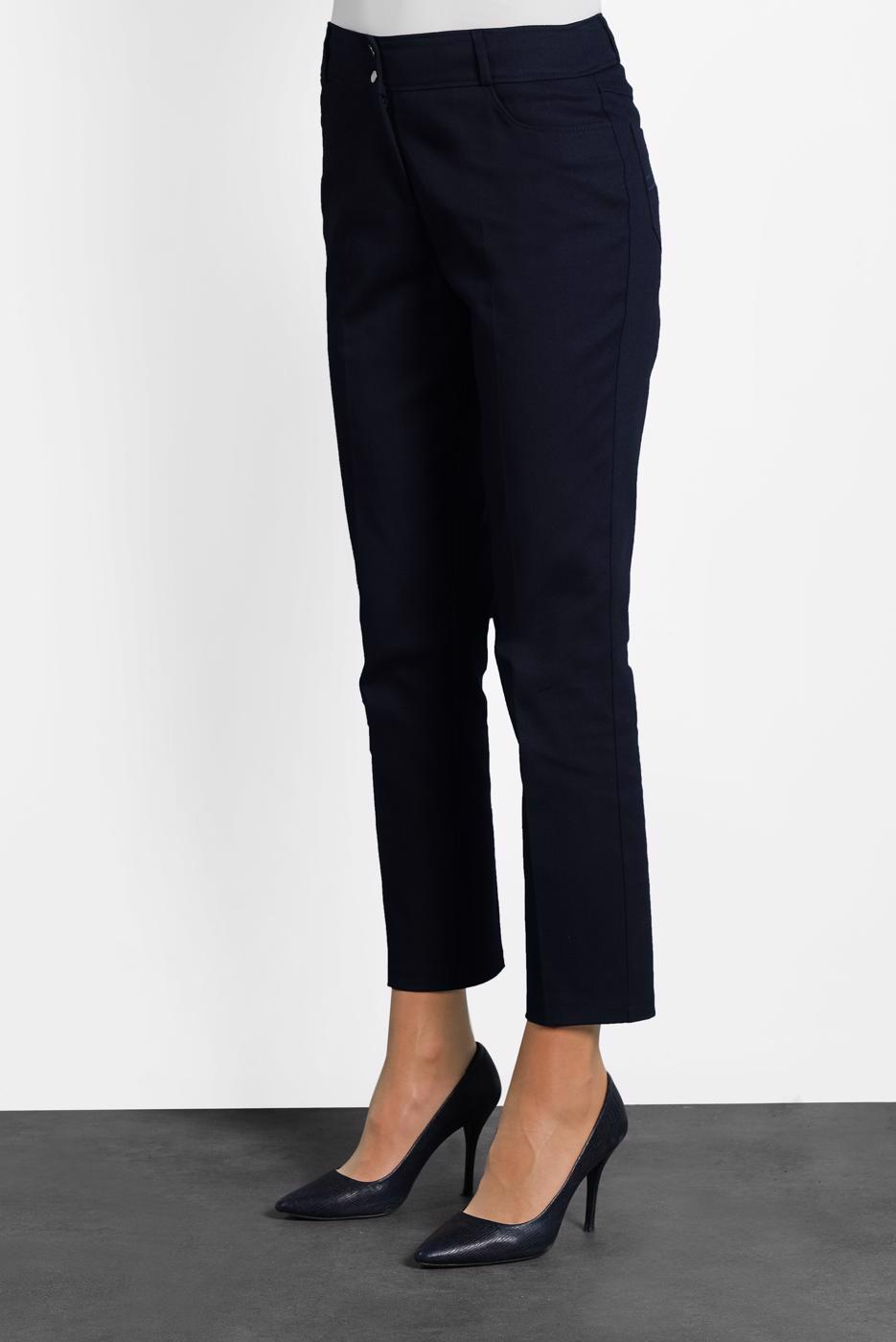 Hijab clothing NAVY BLUE ALVİNA CLASSIC TROUSERS 70021 