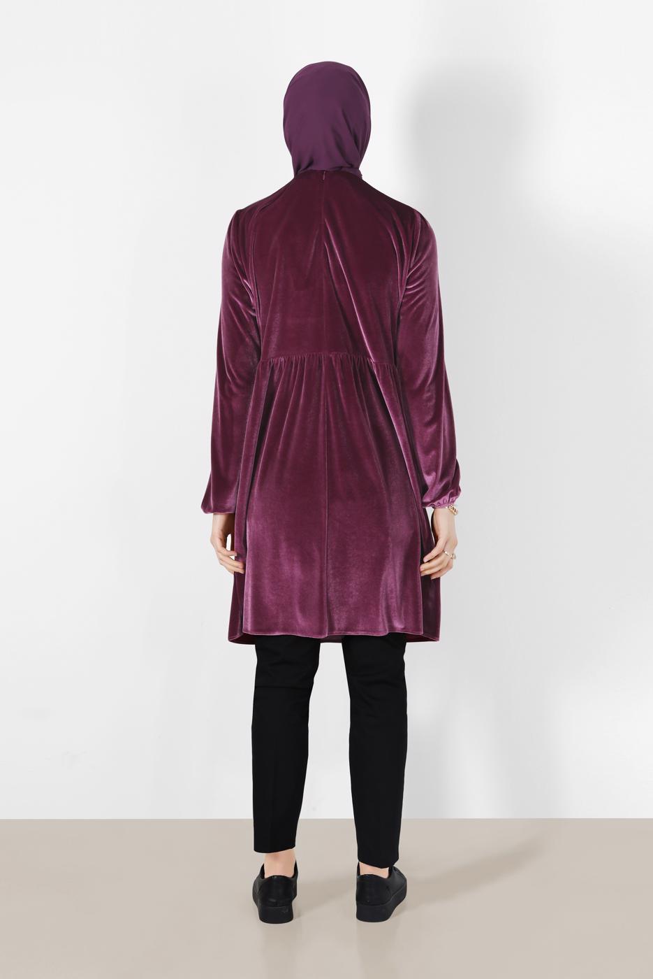 Tesettür giyim SİYAH ALVİNA KLASİK KESİM PANTOLON 70135 