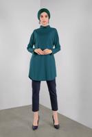 Tesettür giyim LACİVERT ALVİNA KLASİK KESİM PANTOLON 70135 