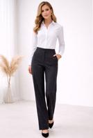 Tesettür giyim SİYAH ALVİNA BOL KESİM KLASİK PANTOLON 70139 