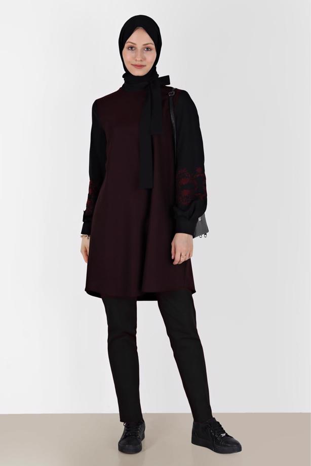 Hijab clothing BLACK ALVINA SKINNY FIT PANTS T 70307 - TRENDTESETTÜR