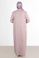 Vêtements hijab POUDRE ALVİNA SNAP DETAIL BOUTONNÉ PARDESSUS 1040