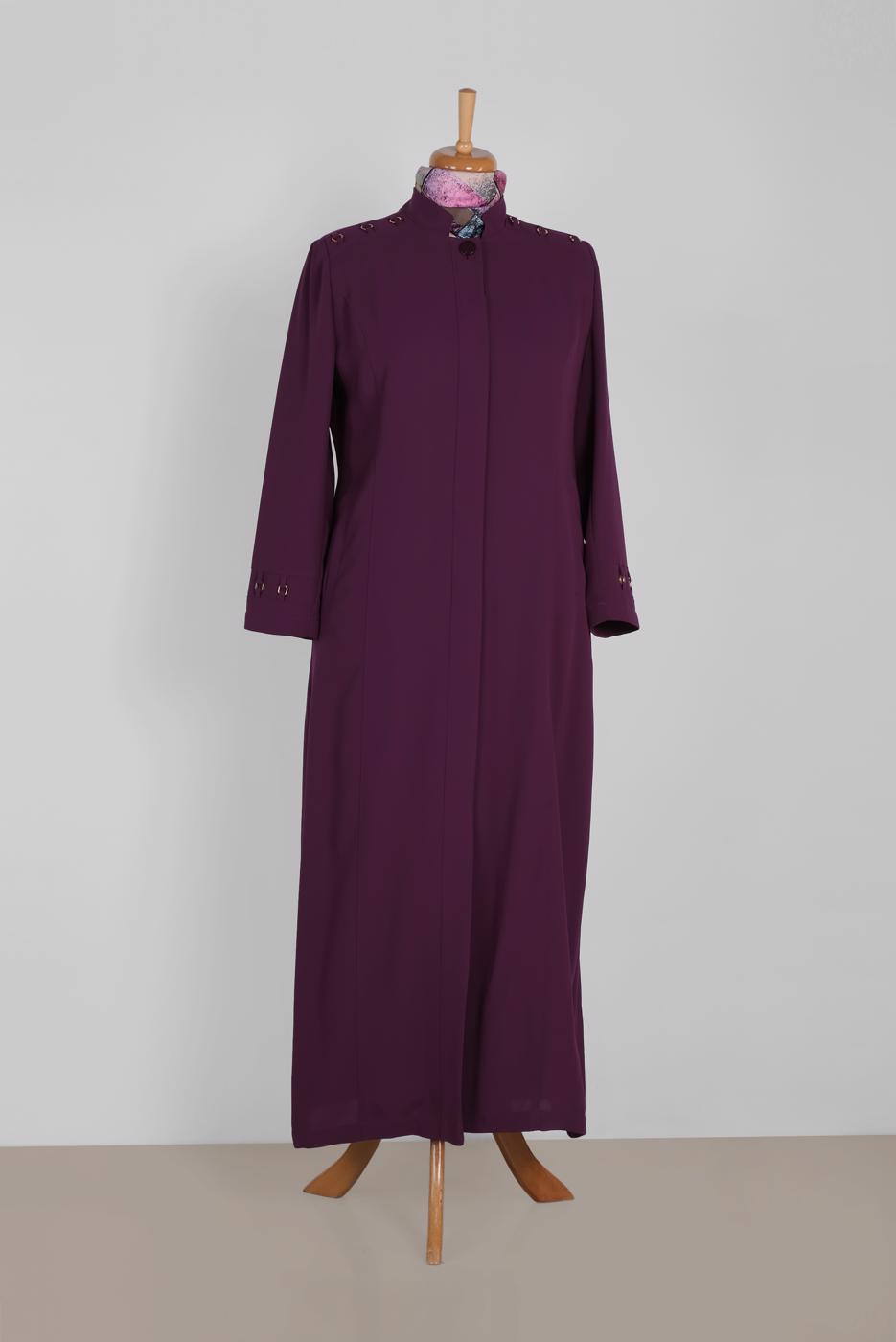 Hijab clothing PLUM ALVİNA METAL ACCESSORY DETAIL TOPCOAT 1100 