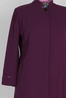 Tesettür giyim MÜRDÜM ALVİNA METAL AKSESUARLI PARDESÜ 1100 