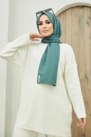 Hijab clothing BLUE COTTON SHAWL 3010 