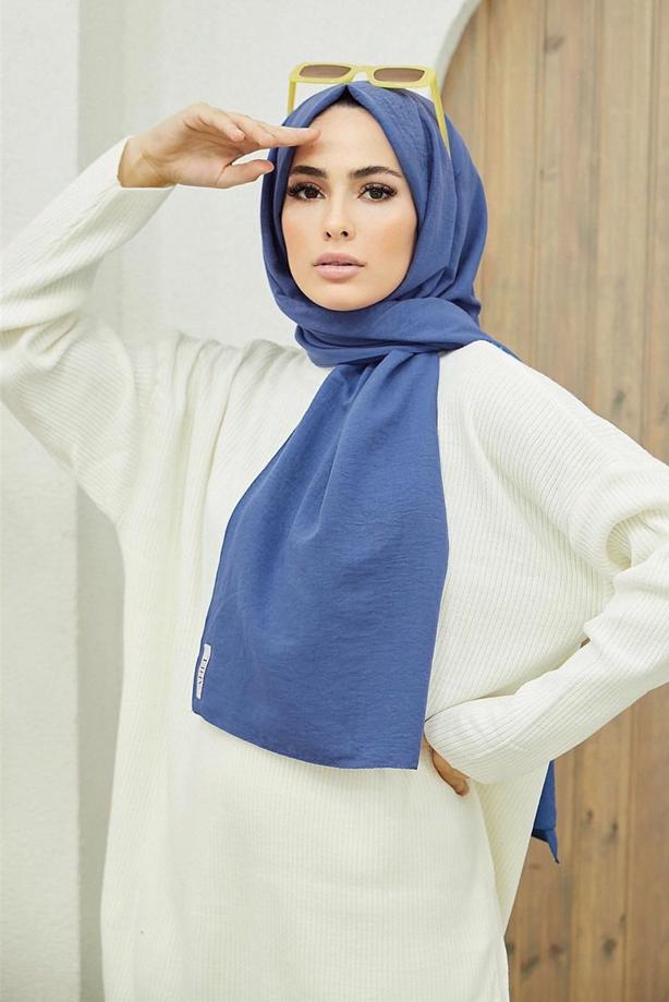 Vêtements hijab  CHÂLE EN COTON 3010 - TRENDTESETTÜR