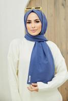 Vêtements hijab BLEU MARINE CHÂLE EN COTON 3010