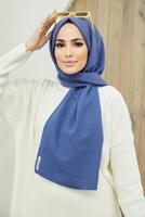 Vêtements hijab BLEU MARINE CHÂLE EN COTON 3010
