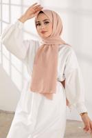 Tesettür giyim MOR PAMUKLU ŞAL 3010 