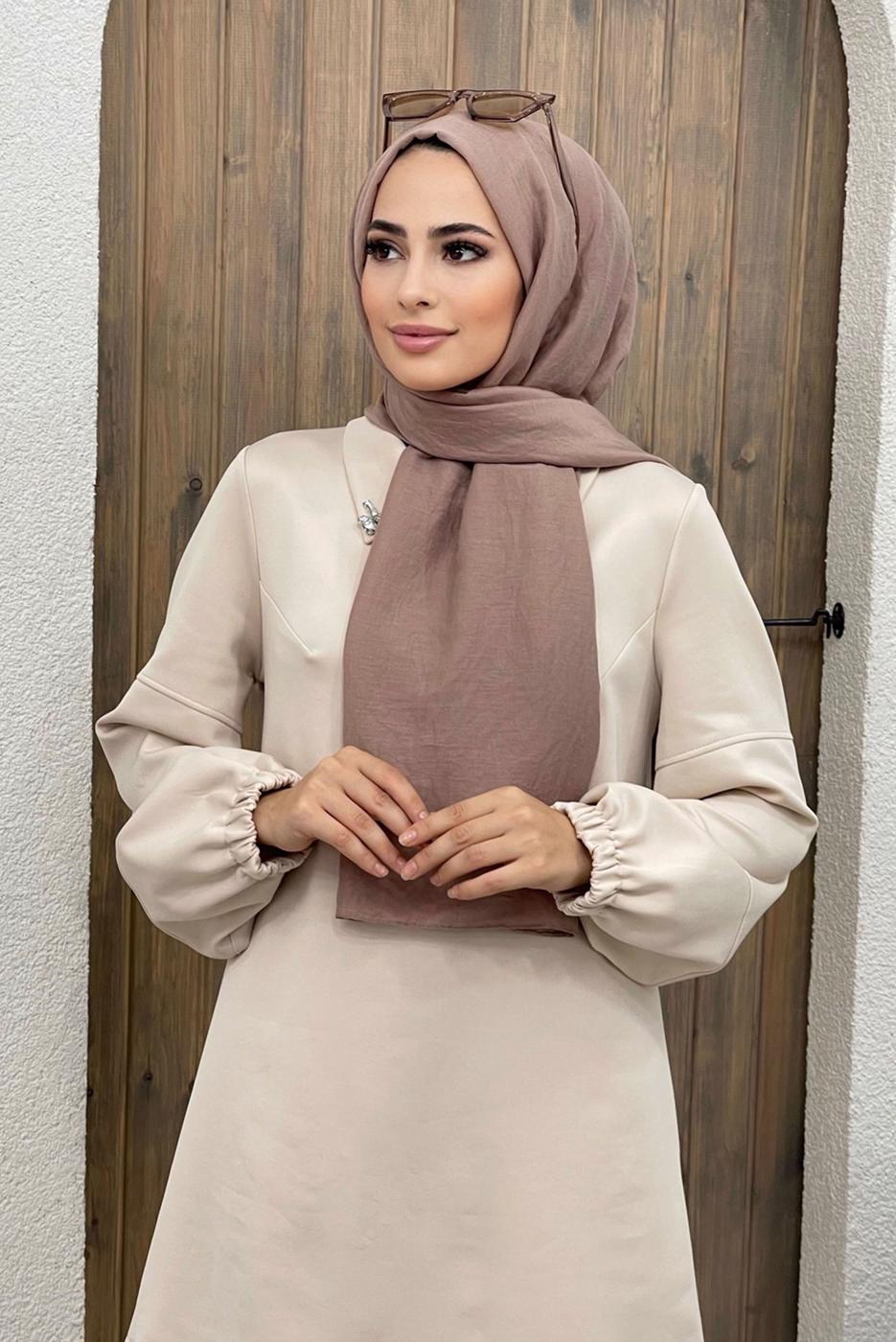 Hijab clothing BROWN FRESH SHAWL 4620 