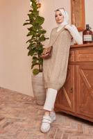 Vêtements hijab VISON PULL EN MAILLE À MOTIFS 1503