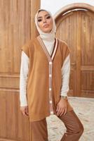 Vêtements hijab TABA PULL COLORÉ À BOUTONS 4220