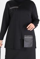 Hijab clothing BLACK ALVINA SKIRTED SUIT T 20190