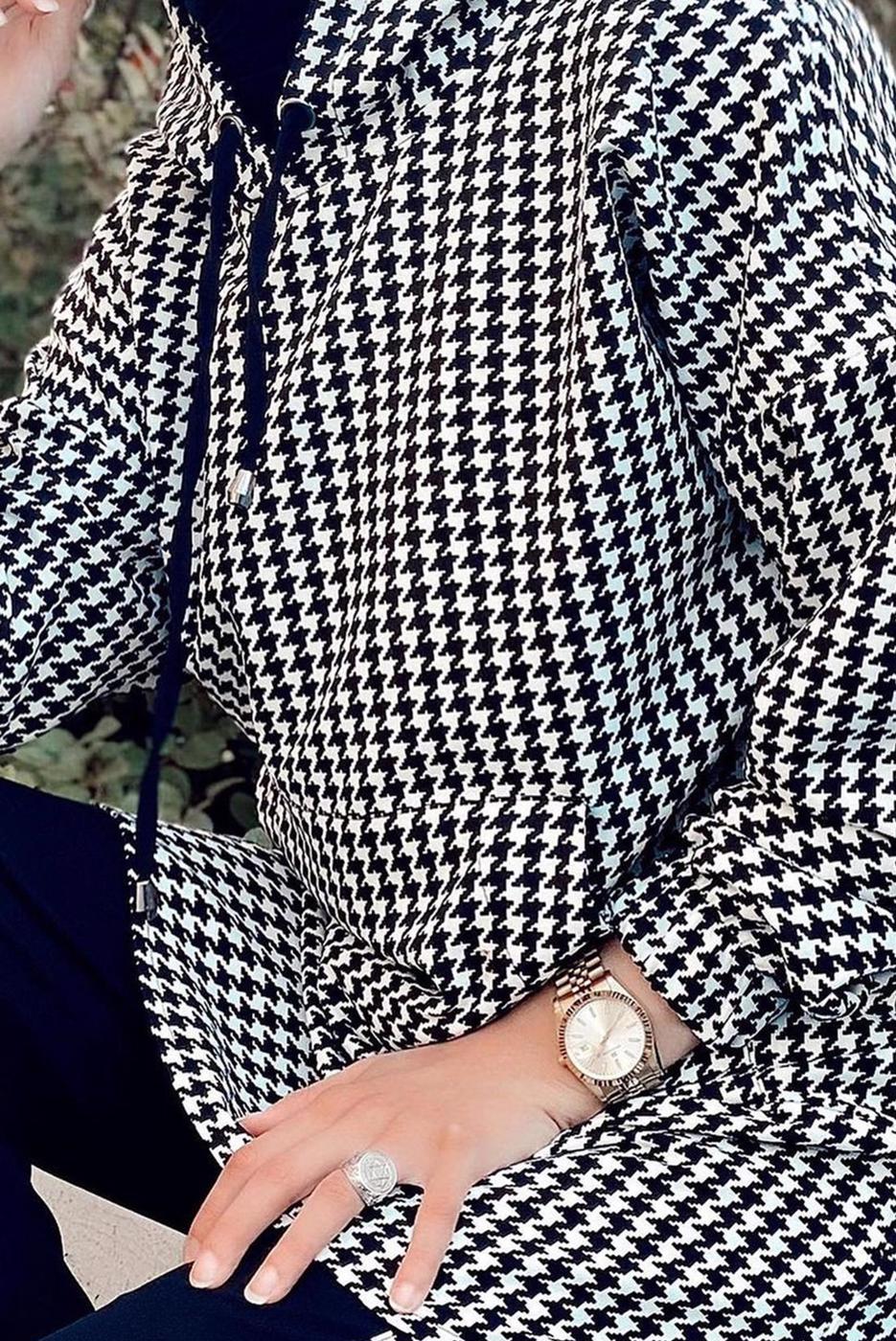 Tesettür giyim ÇOK RENKLİ MANŞETLERİ LASTİKLİ KAZAYAĞI DESEN 2&prime;Lİ PANT. TAKIM 003 