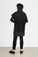 Hijab clothing BLACK PATTERN DETAIL KNITWEAR SUIT 00051 