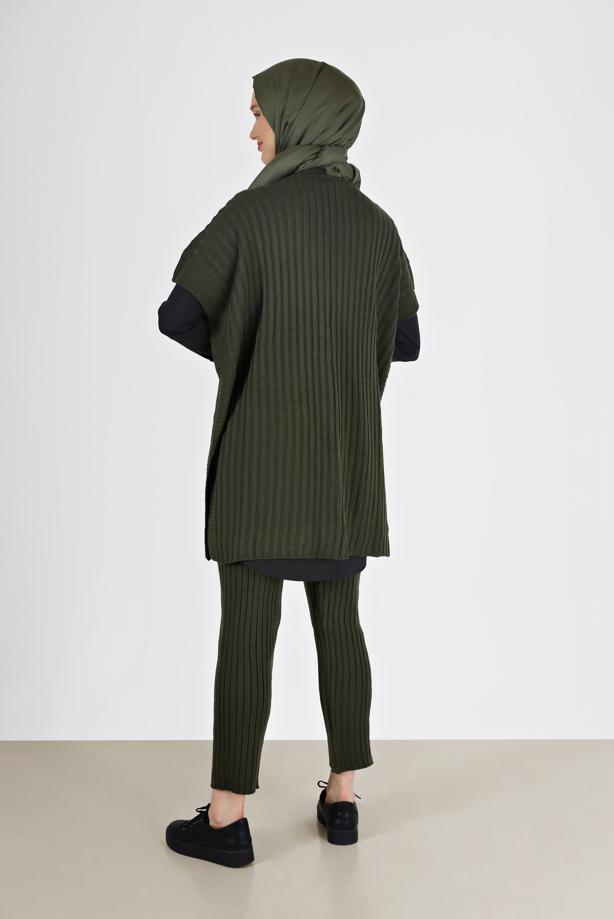 Vêtements hijab  PATTERN DETAIL KNITWEAR SUIT 00051  - TRENDTESETTÜR