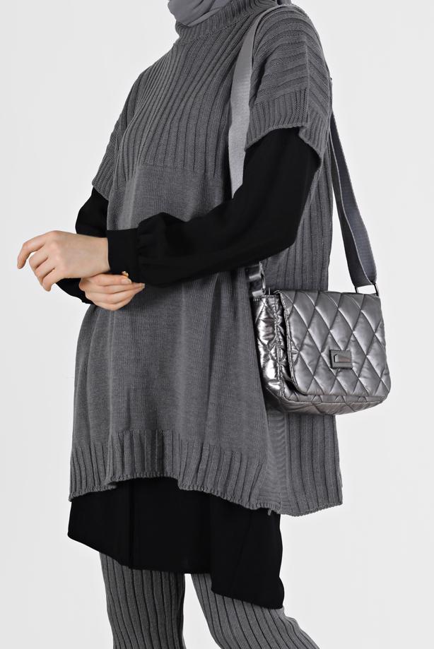 Vêtements hijab  PATTERN DETAIL KNITWEAR SUIT 00051  - TRENDTESETTÜR