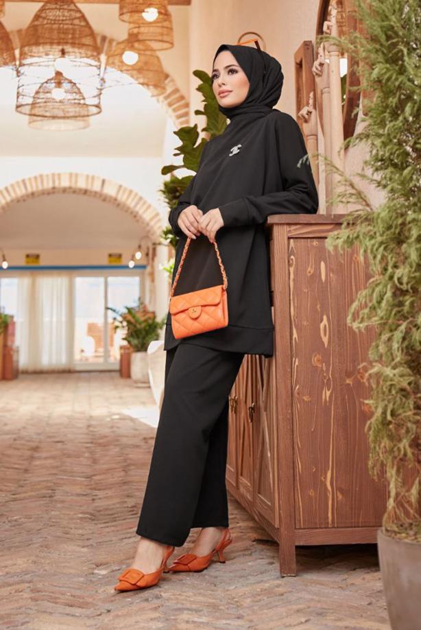 Vêtements hijab  BASIC 2-PIECE PANTS SUIT 3503  - TRENDTESETTÜR