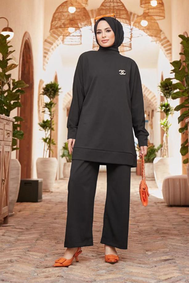 Vêtements hijab  BASIC 2-PIECE PANTS SUIT 3503  - TRENDTESETTÜR
