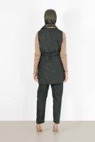 Tesettür giyim HAKİ ALVİNA PANTOLONLU TAKIM 41147 