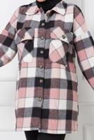 Hijab clothing POWDER POCKET DETAIL CHECKED TUNIC 3954 