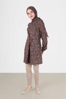 Hijab clothing PINK ALVINA SMOCKED WAIST TUNIC T 42319