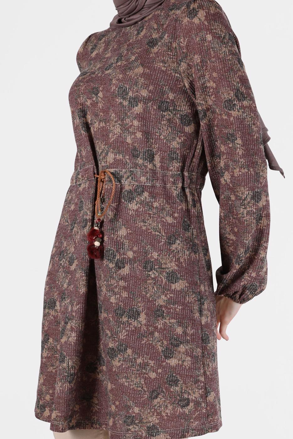 Hijab clothing PINK ALVINA SMOCKED WAIST TUNIC T 42319