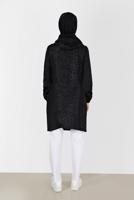 Hijab clothing BLACK ALVINA PATTERNED TUNIC T 42368