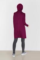 Tesettür giyim MOR ALVİNA DÖKÜMLÜ YAKA TUNİK T 42389 