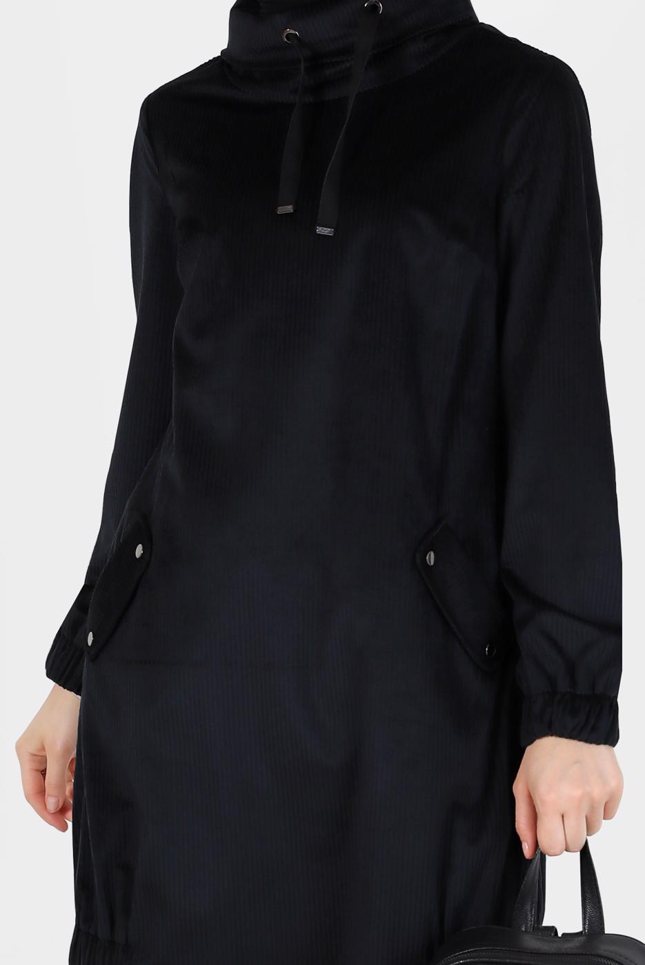 Tesettür giyim SİYAH ALVİNA TESETTÜR TUNİK T 42420