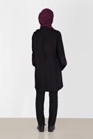 Hijab clothing PLUM ALVINA TUNIC WITH TIED COLLAR T 42443