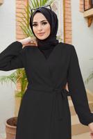 Vêtements hijab NOIR VESTE AVEC DOUBLURE DÉTAIL T 2001