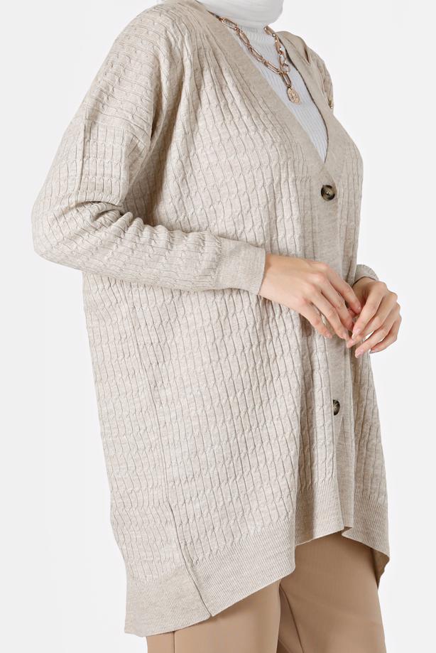 Vêtements hijab  CABLE-KNIT CARDIGAN 52541  - TRENDTESETTÜR