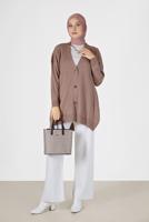 Hijab clothing POWDER CABLE-KNIT CARDIGAN 52541 