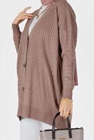 Hijab clothing POWDER CABLE-KNIT CARDIGAN 52541 