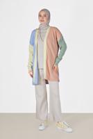 Tesettür giyim MOR ÇOK RENKLİ TRİKO HIRKA 55541