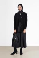 Vêtements hijab NOIR CARDIGAN BASIQUE BOUTONS 94541 