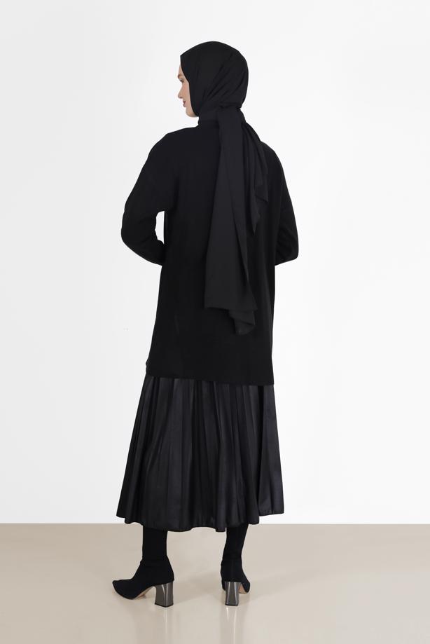 Vêtements hijab  BUTTONED BASIC CARDIGAN 94541  - TRENDTESETTÜR