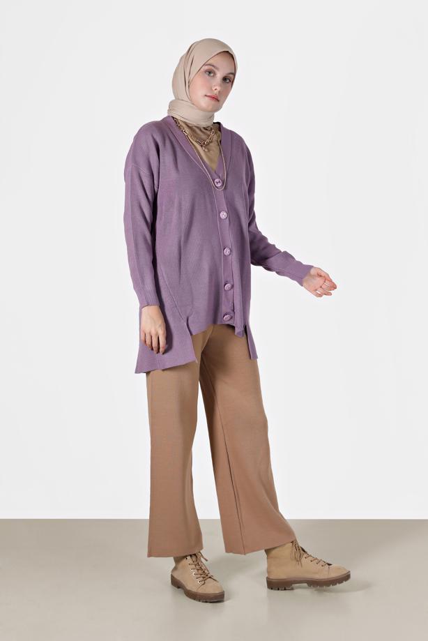 Vêtements hijab  BUTTONED BASIC CARDIGAN 94541  - TRENDTESETTÜR