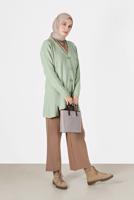 Hijab clothing GREEN BUTTONED BASIC CARDIGAN 94541 