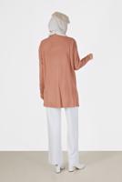 Tesettür giyim TURUNCU DÜĞMELİ BASIC HIRKA 94541 