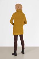 Tesettür giyim TURUNCU BALIKÇI YAKA TRİKO KAZAK 00062 