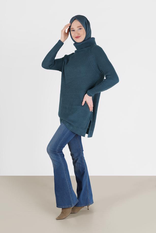 Vêtements hijab  TURTLENECK KNITWEAR SWEATER 00062  - TRENDTESETTÜR