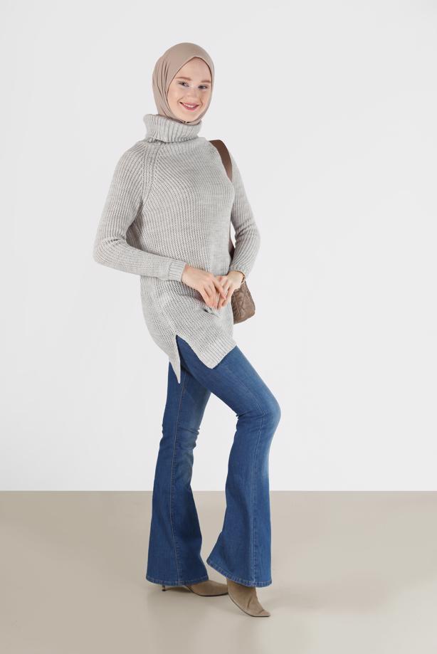 Vêtements hijab  TURTLENECK KNITWEAR SWEATER 00062  - TRENDTESETTÜR