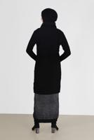 Vêtements hijab NOIR CARDIGAN TRICOT LOSANGE 00091