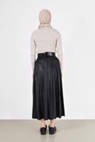 Hijab clothing BEIGE BASIC CORDUROY KNITWEAR SWEATER 0912 