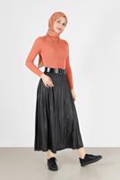 Vêtements hijab ORANGE PULL BASIQUE EN VELOURS CTELÉ 0912