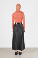 Vêtements hijab ORANGE PULL BASIQUE EN VELOURS CTELÉ 0912