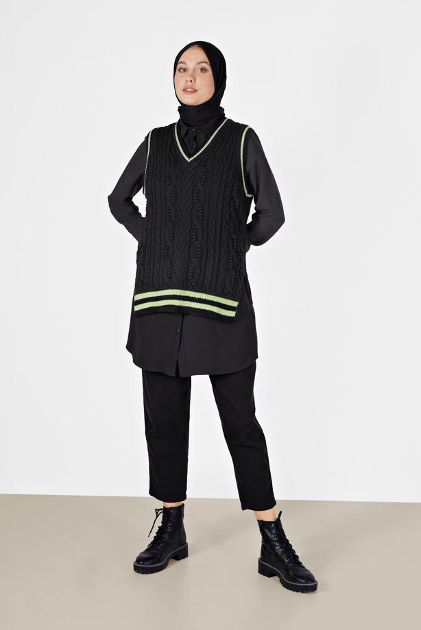 Vêtements hijab  PATTERNED SWEATER 1727  - TRENDTESETTÜR